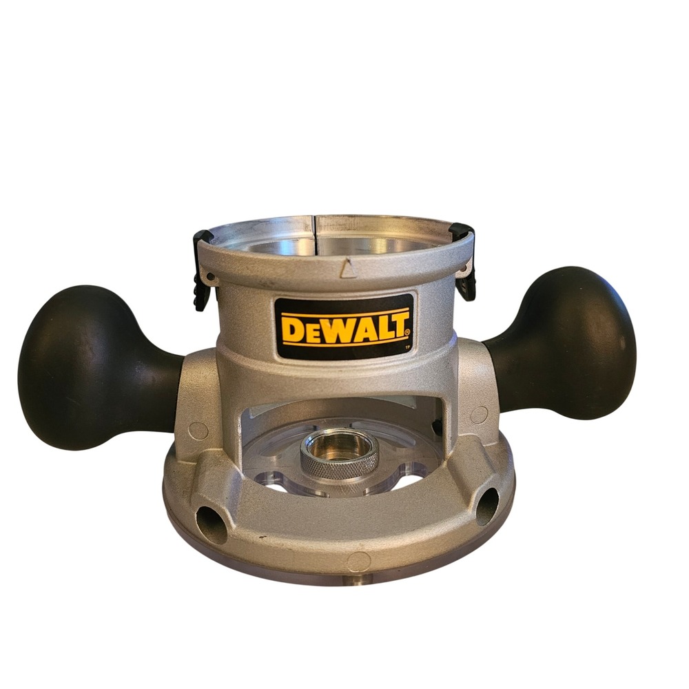 DeWalt DW6184 Fixed Router Base for DW618 Series Motors Silver Black Yellow